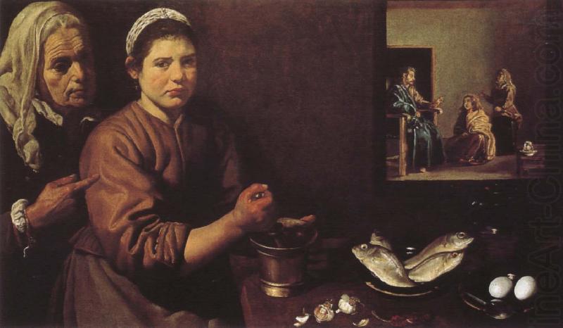 Jesus in the Mary-s home, VELAZQUEZ, Diego Rodriguez de Silva y